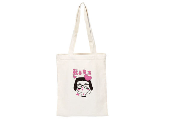 Kalite  Custom Printed Cute Canvas Tote Bags Shopper Silk Screen Printed fabrika