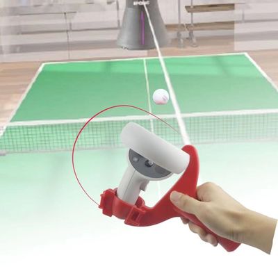 Oculus Quest 2 için VR entegre oyun aksesuarları Kolu Dokunmatik Kontrolörler Masa Tenisi Kürek Tutma yeri çiftler halinde