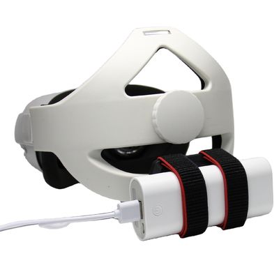 Ayarlanabilir Arka Pil Kayışı Güç Bankası Sabitleme Braketi Oculus Quest 2 MOBİL Pil Tutucu Quest 2 Kulaklık VR