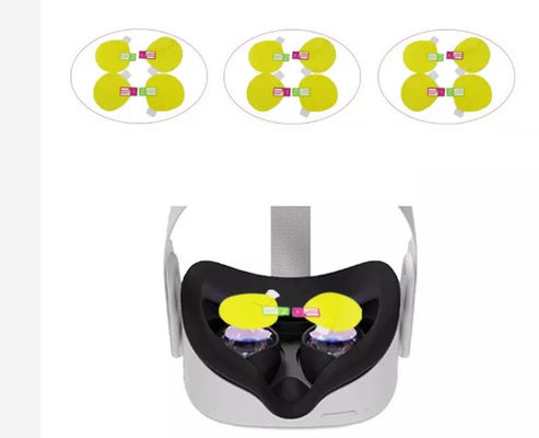 2021 yeni 4in1(4 adet) TPU VR Ekran Koruyucu Film Kamera Lens Filmi Oculus Quest 2 VR Kask Anti Scratch Lens Koruyucu