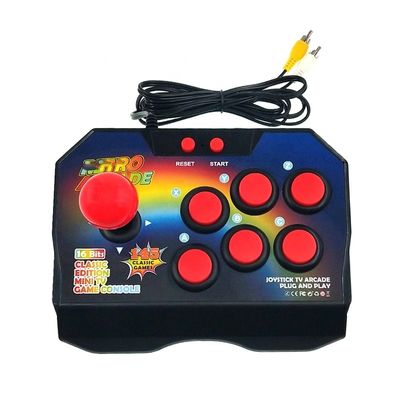 16 Bit Dahili 145 Arcade Oyun Retro Joystick Video Oyun Konsolları Cep ABS Konsol Oyuncular Çubuk Denetleyici Konsol AV