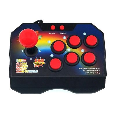 16 Bit Dahili 145 Arcade Oyun Retro Joystick Video Oyun Konsolları Cep ABS Konsol Oyuncular Çubuk Denetleyici Konsol AV
