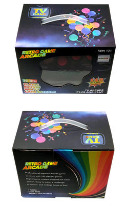 16 Bit Dahili 145 Arcade Oyun Retro Joystick Video Oyun Konsolları Cep ABS Konsol Oyuncular Çubuk Denetleyici Konsol AV