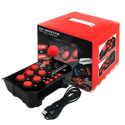 Toptan Fiyat 4'ü 1 arada Retro Arcade Station USB Kablolu Rocker Android TV Oyunları İçin Dövüş Sopa Oyunu Joystick Denetleyicisi