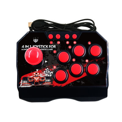 Toptan Fiyat 4'ü 1 arada Retro Arcade Station USB Kablolu Rocker Android TV Oyunları İçin Dövüş Sopa Oyunu Joystick Denetleyicisi
