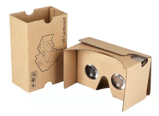 fabrika fiyat Kolay Kurulum Karton Kulaklık 3D Sanal Gerçeklik Google karton vr 2.0 için VR Gözlük Video ve Oyun
