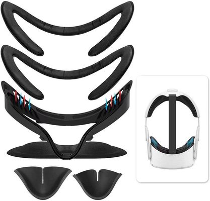 VR Aksesuar Seti Lens Koruyucu + Yüz Pedi Kapak + Yüz Arayüz Braketi + Oculus Quest 2 VR İçin Silikon Burun Pedi