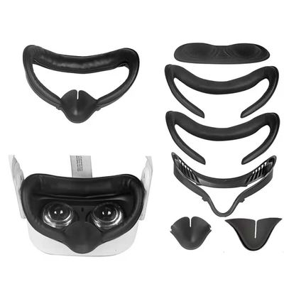 VR Aksesuar Seti Lens Koruyucu + Yüz Pedi Kapak + Yüz Arayüz Braketi + Oculus Quest 2 VR İçin Silikon Burun Pedi
