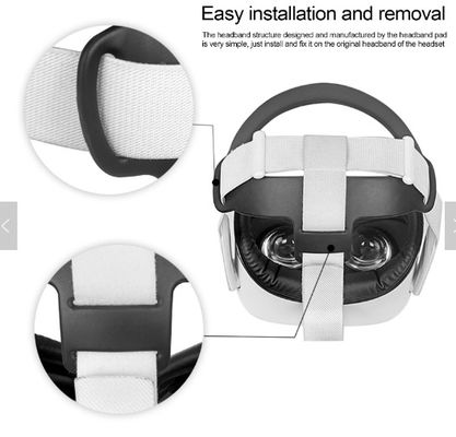 2021 yeni TPU kafa bandı yastık Oculus Quest 2 VR kulaklıklar çıkarılabilir profesyonel kafa bandı pedi VR cam aksesuarları