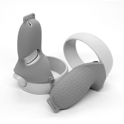 Oculus Quest 2 için VR Dokunmatik Denetleyici Silikon Kapak Cilt Koruyucu Kılıf VR Kulaklık Kolu Kavrama Oculus Quest 2 Aksesuarları