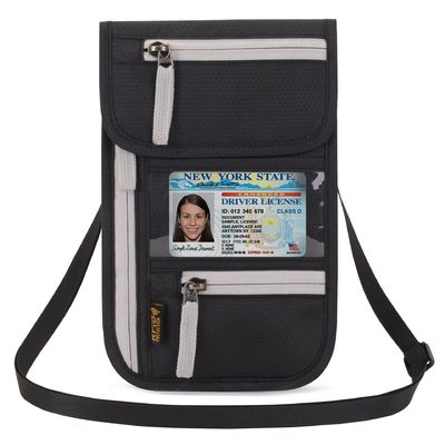 Toptan Taşınabilir Pasaport Kılıfı Çanta Nefes Alabilir Telefon Cüzdanları Unisex Fermuarlı Omuz Crossbody Çanta