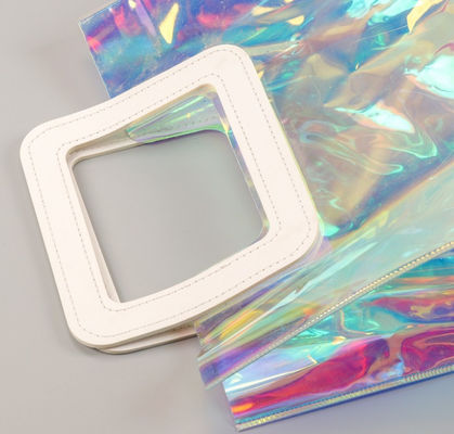 Sihirli renkli PVC çanta hediye alışveriş poşetleri