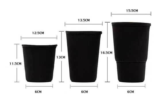 Fabrika fiyat yeniden kullanılabilir Anti-sıcak Neopren bardak Kollu Tumbler bardak şişe tutucu RTS katı bardak kılıfı şişe kapağı tutucu