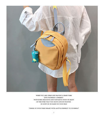 Kadın Sırt Çantası Seyahat Çantası Genç Kızlar için Su Geçirmez Naylon Rahat Pembe