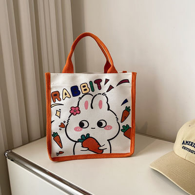 Winnie The Pooh Lastik Damga Alışveriş Çantası Kiki Titi Karikatür Omuz Kanvas Bayanlar