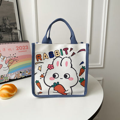 Winnie The Pooh Lastik Damga Alışveriş Çantası Kiki Titi Karikatür Omuz Kanvas Bayanlar
