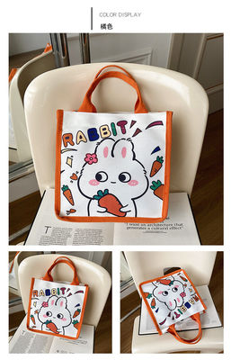 Winnie The Pooh Lastik Damga Alışveriş Çantası Kiki Titi Karikatür Omuz Kanvas Bayanlar
