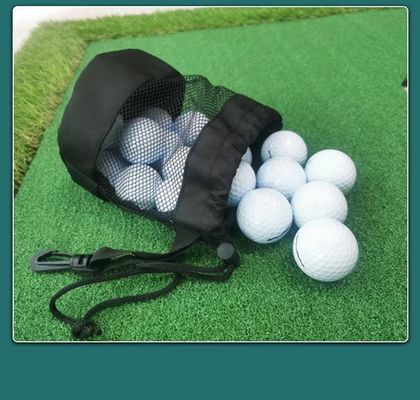 Depolama Golf Tenis Topu için Polyester Spor İpli Çanta Örgü Cep Net Kese