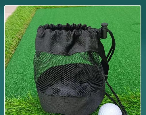 Depolama Golf Tenis Topu için Polyester Spor İpli Çanta Örgü Cep Net Kese
