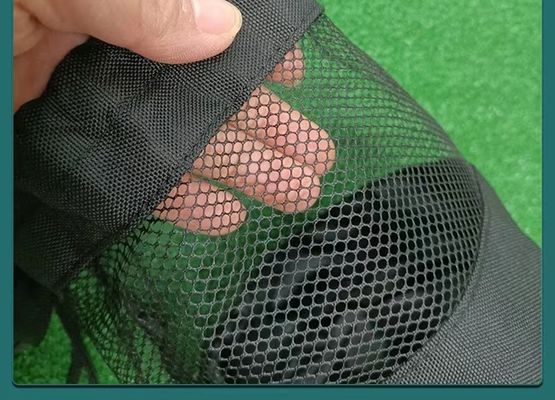 Depolama Golf Tenis Topu için Polyester Spor İpli Çanta Örgü Cep Net Kese
