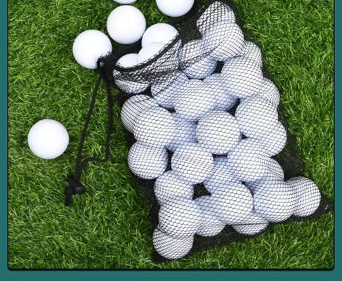 Depolama Golf Tenis Topu için Polyester Spor İpli Çanta Örgü Cep Net Kese