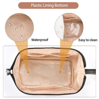 Toptan Yetişkin Erkek Polyester Kozmetik Tuvalet Çantası Erkekler İçin Özel Yıkanmış Polyester Seyahat Tuvalet Çantası