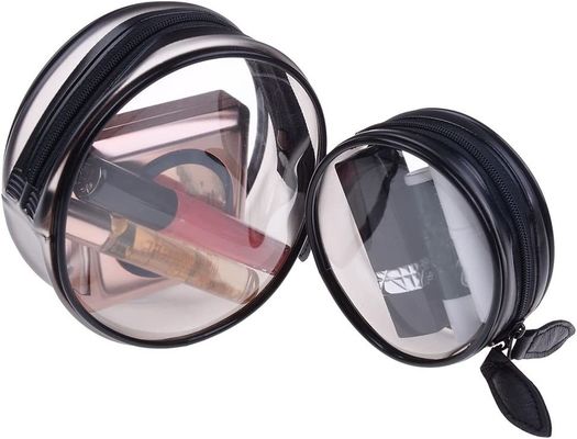 Seyahat PVC Kozmetik Çantaları Kadın Su Geçirmez ve dayanıklı Şeffaf Şeffaf Makyaj Çantası