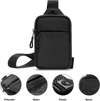 Seyahat için Erkekler Kadınlar Küçük Crossbody Göğüs Çantası Omuz Çantası Messenger Çanta