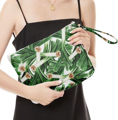 Fermuarlı Suya Dayanıklı Polyester Seyahat Kozmetik Tuvalet Çantası