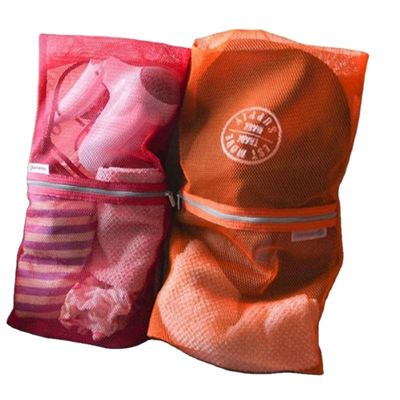 Fermuar Kapatma Pvc Kozmetik Çantası Düzenleyici Mavi Ve Pembe