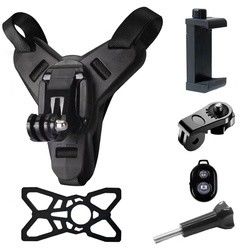 Düzenlenebilir Gopro Göğüs Kemeri Kemeri Gopro Hero Aksesuarları için Vücut Tripod Harness Mount