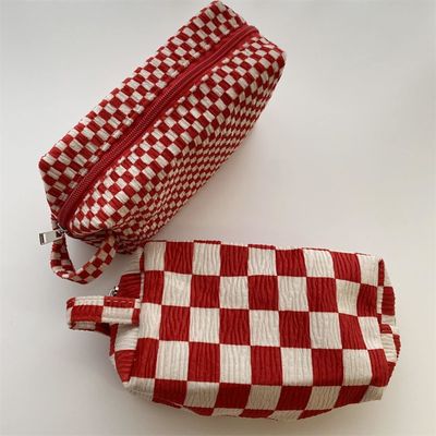 Tuvalet Çantası Kozmetik Çantası Düzenleyicisi Talipli Kırmızı Gündelik Depolama Çantası Seyahat Çantası