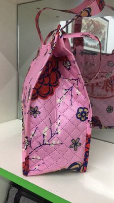 Kişiselleştirilmiş Alışveriş Çantaları Renkli Kanvas Malzeme Katlanabilir Yüksek Uçlu Tip